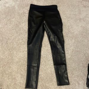 Leather leggings